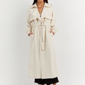 SERENA STONE GATHERED TRENCH